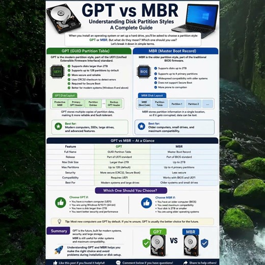 GPT VS MBR