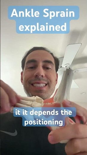 Ankle sprain explained: 3 ligaments #anklesprain