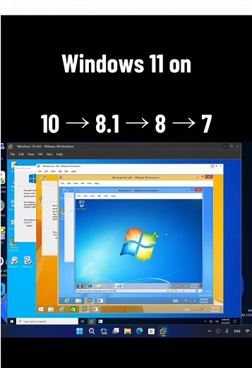 Running Windows 11 Inside Multiple Virtual Layers