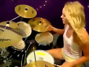 Crazy Drummer Girl