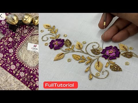 Blouse ki design || Aari work Blouse design || #aariembroidery2_0 #blousedesigns