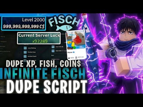 🎣[UPD] FISCH SCRIPT NO KEY: DUPE C$, INFINITE FISH, INSTANT XP, ANTIBAN e AUTO CATCH (CELULAR E PC)