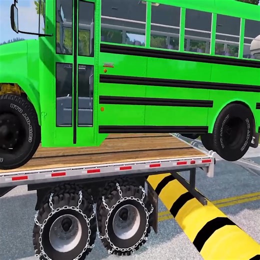 294K views · 2.5K reactions | Double Flatbed Trailer Truck vs Speedbumps Train vs Cars Beamng Drive Ep.89 #fbreels #beamngdrive #reels #beamng #reelsvideo | Gamingworld | Facebook