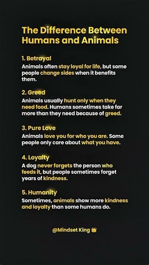 The Difference Between Humans and Animals | 5 Brutal Truths About Human Nature