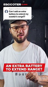 89K views | Can you add an extra battery to extend your scooter's...