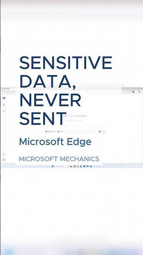 Block sensitive prompts. #MicrosoftEdge #CyberSecurity #ZeroTrust #MicrosoftPurview