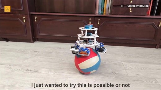 4.3K views · 95 reactions | This project explores the use of Nidec 24H motors for balancing on a ball. Simple reducers were added to make balancing more achievable because of the high-RPM motors. The system is built with an ESP32 controller, an MPU6050 sensor, Nidec 24H brushless motors, and a 2200 mAh 3S1P LiPo battery. All plastic components are 3D printed. Video Credit: ReM-RC (Youtube.com/@ReMRC) #engineering #technology #motors | Wevolver.com | Facebook