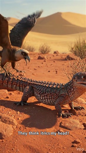 This Lizard Tricks Predators with Its Tail! 😳🦎 #Shorts