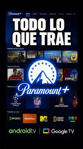 This is PARAMOUNT+ on ANDROID TV #shorts