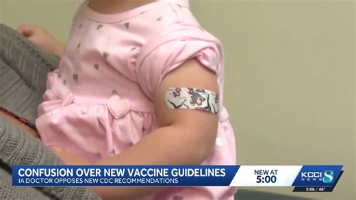 Des Moines health officials address CDC's updated vaccine guidelines for children