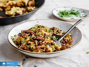 Keto Cheeseburger in a Bowl | KetoDiet Blog