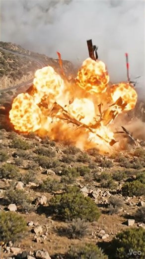 Helicopter Crash Landing Loses Controls And Explodes There