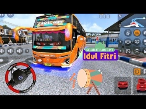 Bus Basuri SJM TRANS Antar Pemudik Lebaran Full Penumpang ‼️ Bus Basuri Simulator Indonesia