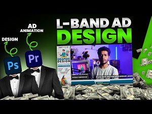 How to Design L- Band ads | How to Make Animated L-Band ads in Premiere Pro