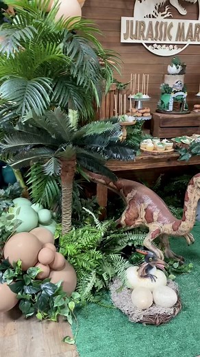 Jurassic Park Theme Kid's Birthday Party Ideas