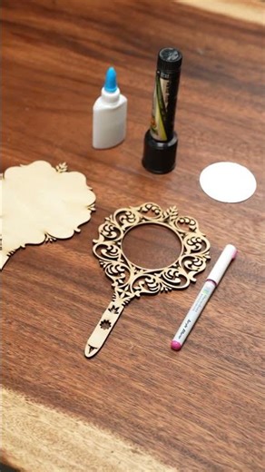 From Wood to Luxury! 😱 DIY Mirror with Laser Magic ✨