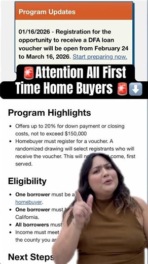 Attention first time homebuyers Up to $150k California Dream For All Program