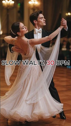 Slow Waltz 30 BPM – Smooth Ballroom Dance Flow (Short Practice)