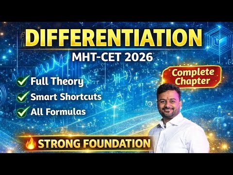 Differentiation Full Theory in One Shot | Complete Calculus Basics for CET