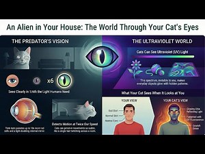 How Cats Actually See Humans — UV Glow, Predator Vision & Hidden Senses