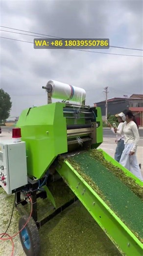 Model 50 Round Fully Automatic Silage Baling & Wrapping Machine | Hay Baler Wrapper 2026