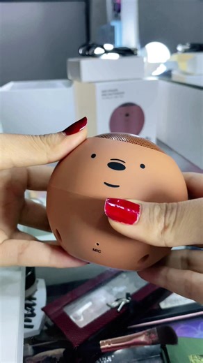 Me encantó y es compatible con iphone. Además tiene buen sonido. . . . #miniso #minispeaker #webarebears #ososescandalosos #fyp #lima