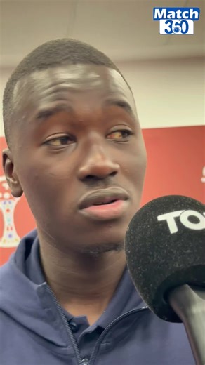 🎙️ Pape Gueye en zone mixte #AFCON2025 #CANMAROC2025 #MATCH360