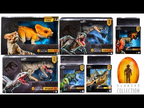 NEW JURASSIC WORLD HAMMOND COLLECTION IN-BOX IMAGES REVEALED!!