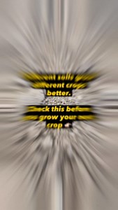 Choosing the right crop starts with understanding your soil. Soil colour and texture decide water holding, nutrient availability, root growth, and final yield. Planting the wrong crop in the wrong soil increases cost and risk. Black soil High moisture retention and rich nutrients Best suited for cotton, soybean, sorghum, turmeric, banana Red soil Well drained but low in natural fertility Suitable for groundnut, millets, pulses, chilli with proper nutrition Brown soil Balanced texture with good f