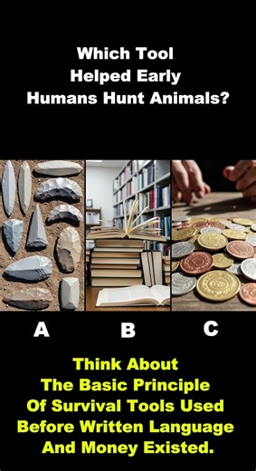 Which Tool Helped Early Humans Hunt Animals? – Quick History Challenge!
