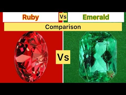 Ruby vs Emerald comparison | 2 giants of gemstones family compared | HDB TV