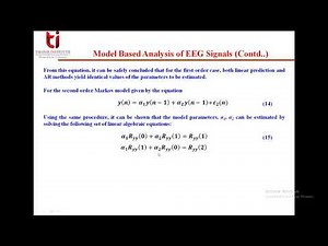 Series 2 Lecture 19 Model based analysis eeg