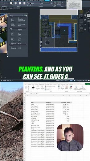AutoCAD Quantity Take Off Topsoil Volume in m³ Super Easy! #quantitytakeoff #autocad