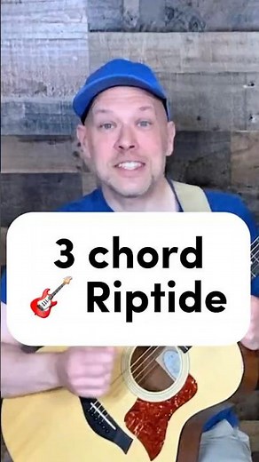 Play Riptide with just 3 EASY guitar chords