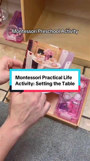 Real table first. Then a more detailed version. This Valentine’s Day table setting lets preschoolers practice real life skills in a low-pressure way. The focus is order, sequence, and care for the environment. Save this for Montessori classroom or at-home inspiration. #montessori #practicallife #preschoolactivities #montessoriathome #montessorimom