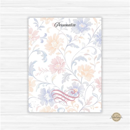 Decorative Printer Paper, Letter Writing Stationery Customized With Name, 8.5x11 25 Sheets - Etsy