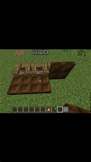 Bench tutorial in minecraft #minecraft #bench #tutorial