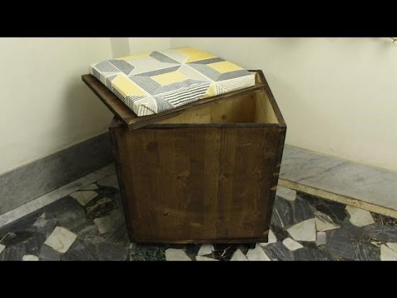 How to Build a Storage Ottoman