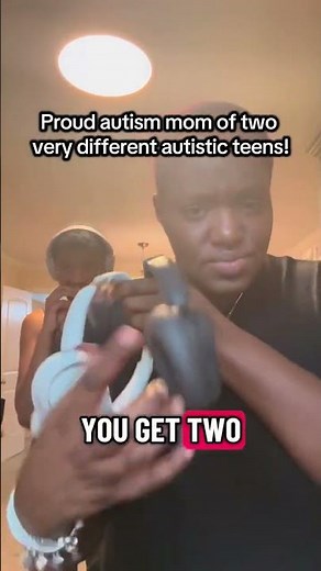 Headphones can be a sign of autism, but not always.#autism #autismfamily