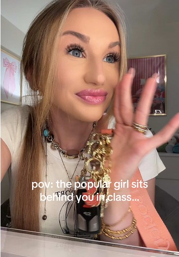 POV: Popular Girl Sits Behind You in Class 🥺
