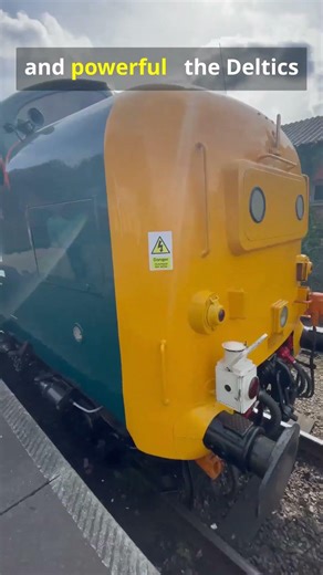 3,300 HP of Fury - Class 55 Deltic #Deltic, #Class55, #fyp #Deltic #locomotive