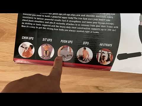 Iron Gym Total Upper Body Workout Bar Review Assembly Unboxing