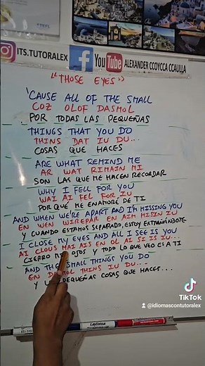 Those Eyes (Lyrics) - Traducción y Pronunciación