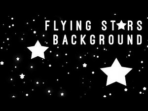 Flying Stars Background Video - White Neon Light Moving Stars Wallpaper - 3 Hour Loop Screensaver