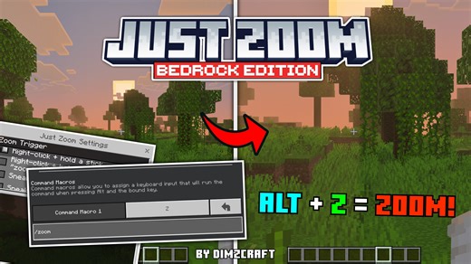 只需缩放 - 我的世界基岩版插件