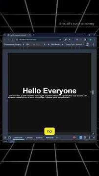 Make Text Responsive Without Media Queries #coding #htmlcss #webdevelopment