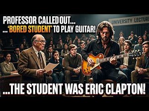 Professor Asked a “Bored Student” to Demonstrate Guitar — Then Realized It Was Eric Clapton