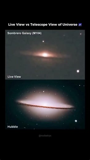 Live View vs. NASA: The Shocking Difference! 🌌 #space #nasa #universe #science #trending #facts