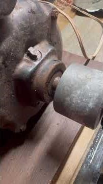 Oiling an old electric motor, that’s what the little hatches are for