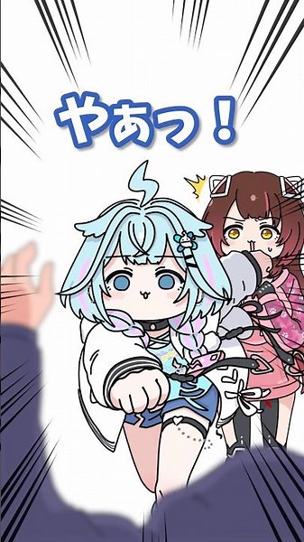 [Hand-drawn] Just as told...? #Hololive #vtuber #animation